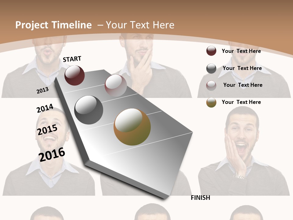 Surprise  Face PowerPoint Template