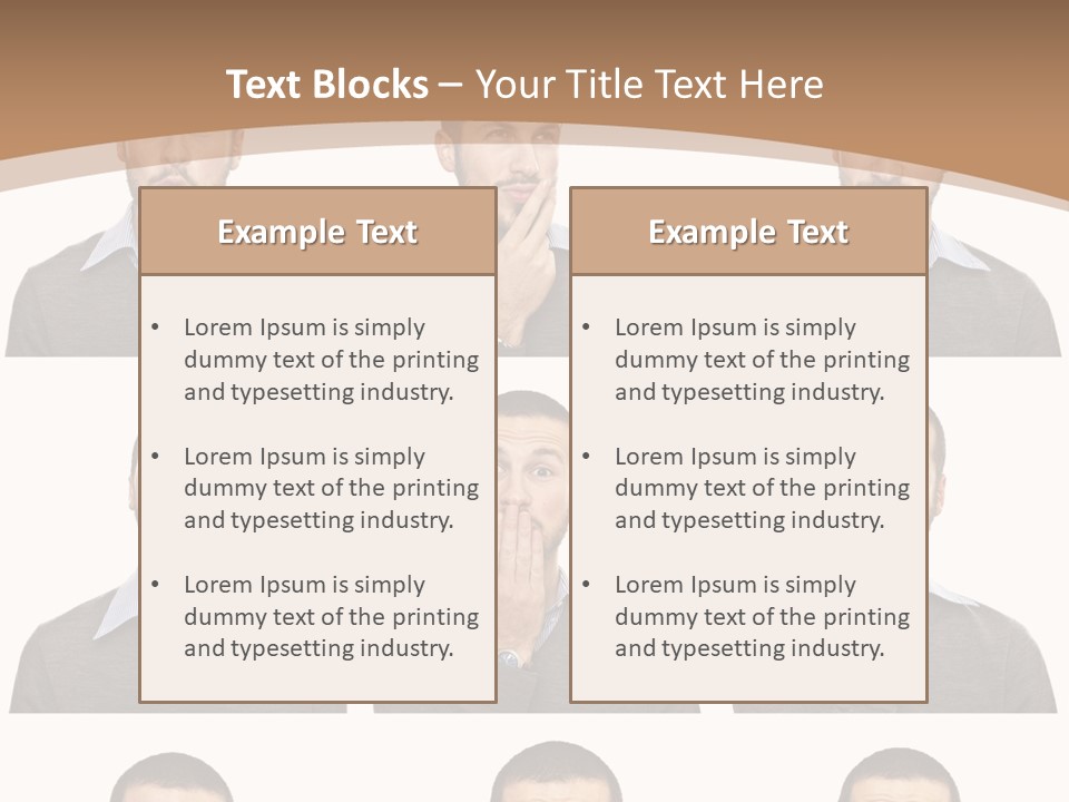 Surprise  Face PowerPoint Template