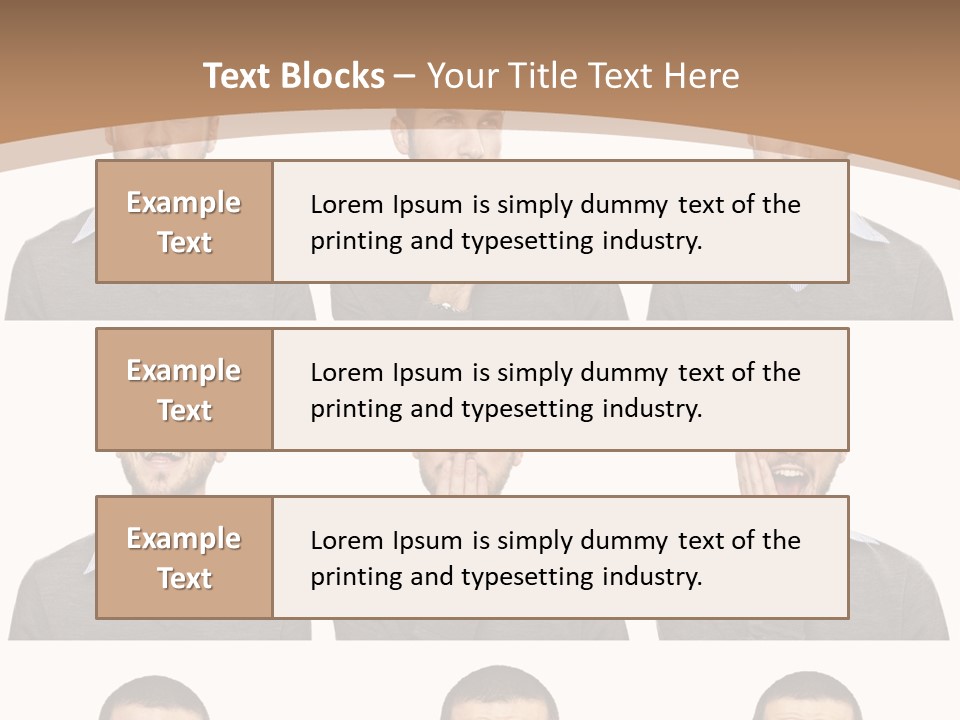 Surprise  Face PowerPoint Template