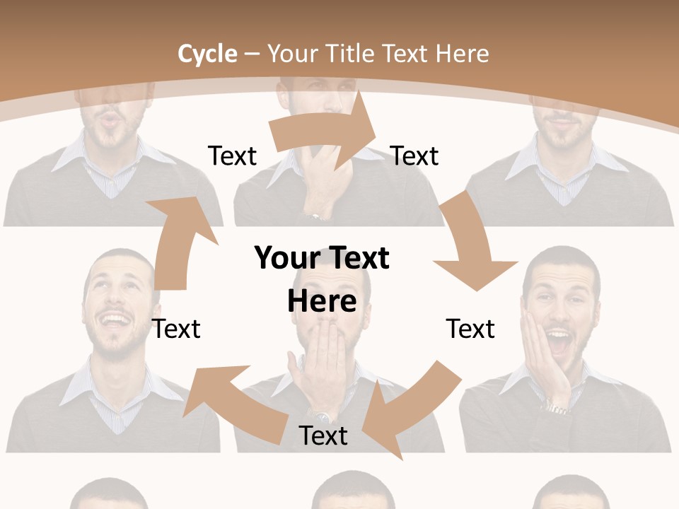 Surprise  Face PowerPoint Template