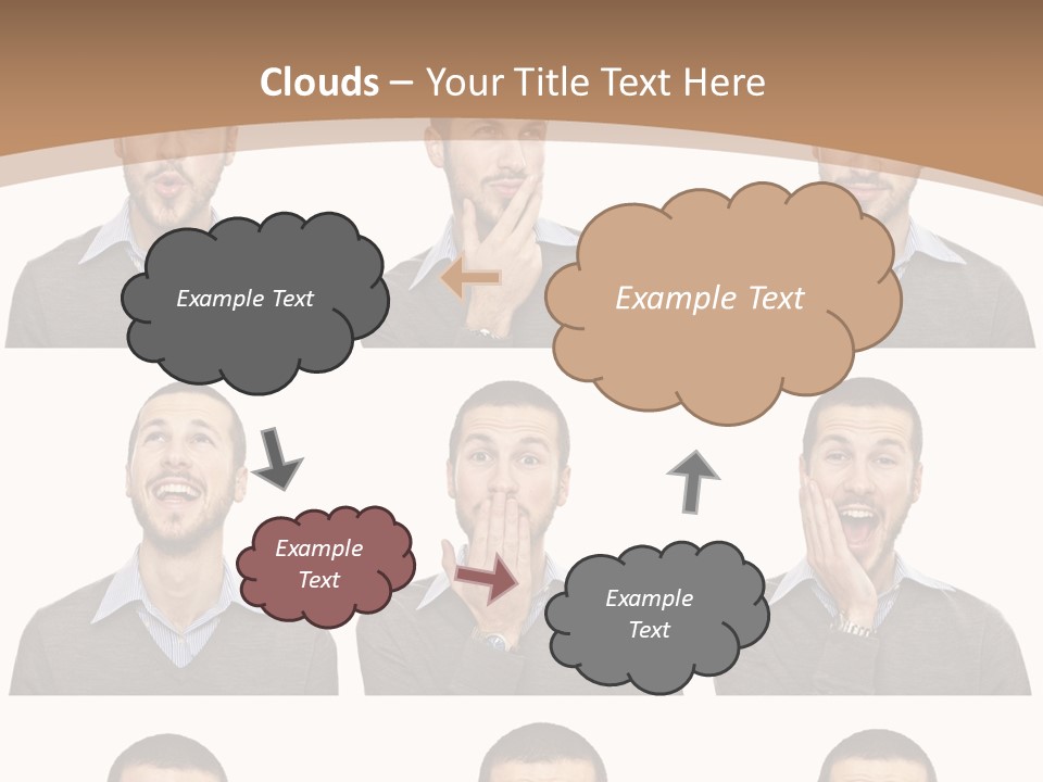 Surprise  Face PowerPoint Template