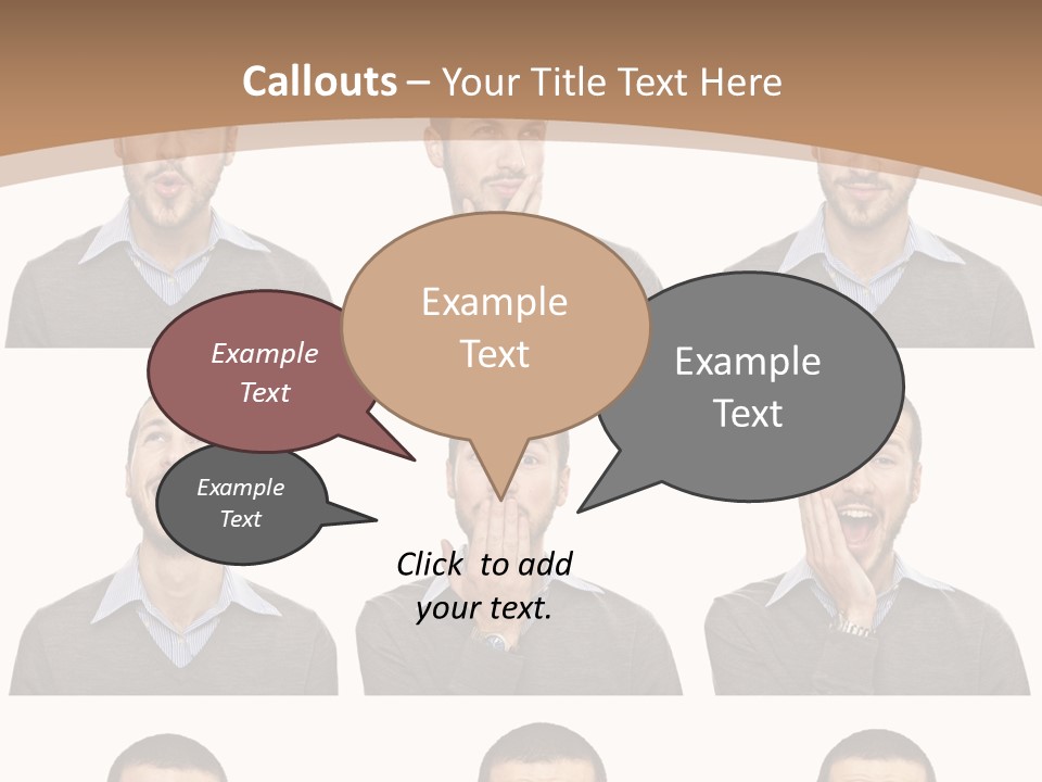 Surprise  Face PowerPoint Template