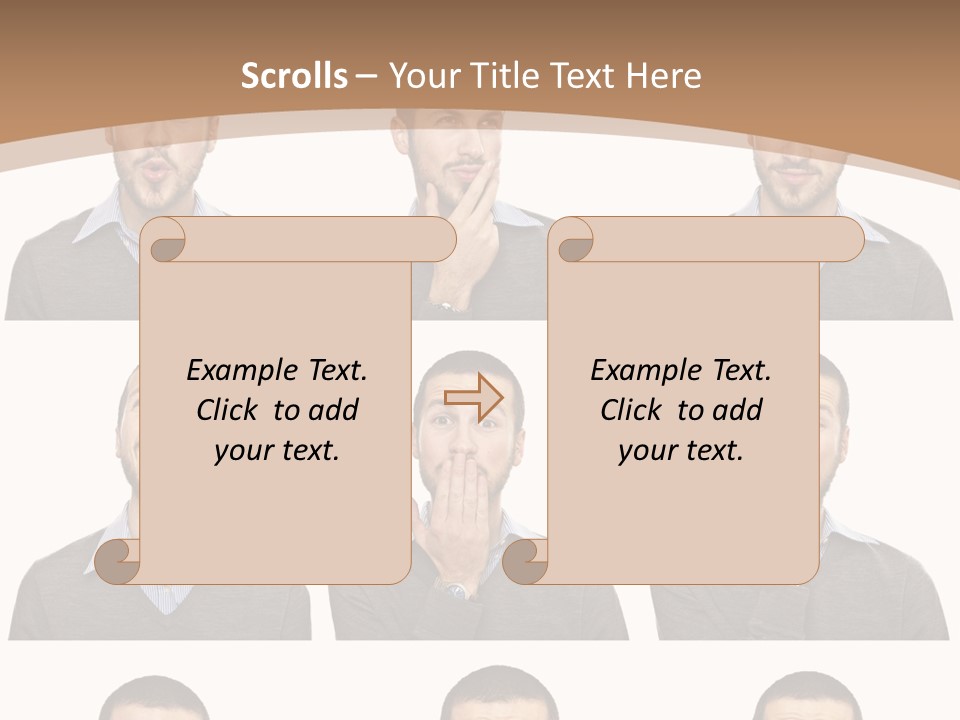 Surprise  Face PowerPoint Template