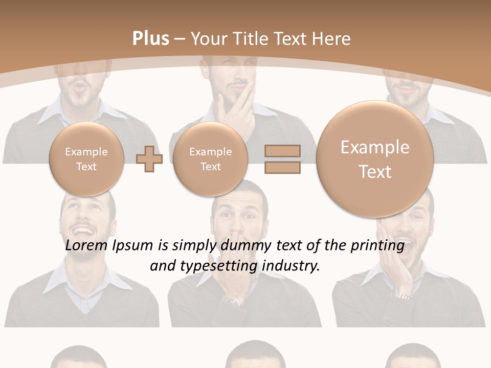 Surprise  Face PowerPoint Template