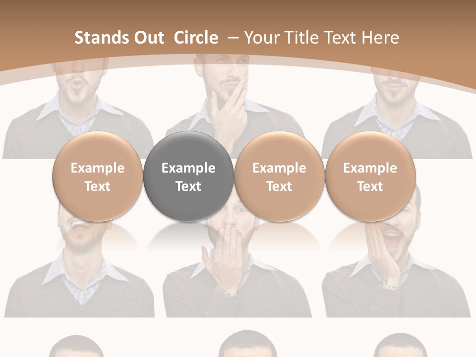 Surprise  Face PowerPoint Template