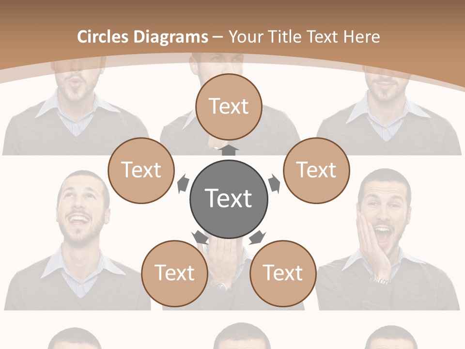 Surprise  Face PowerPoint Template