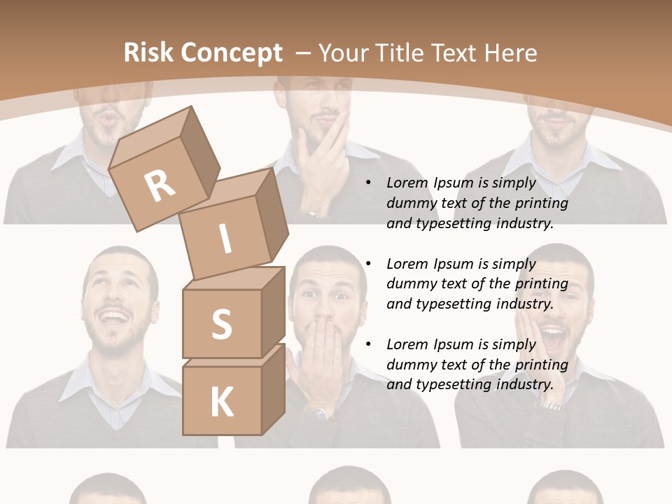 Surprise  Face PowerPoint Template