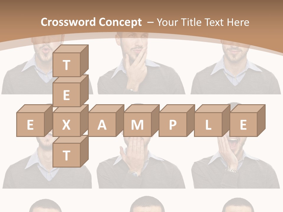 Surprise  Face PowerPoint Template