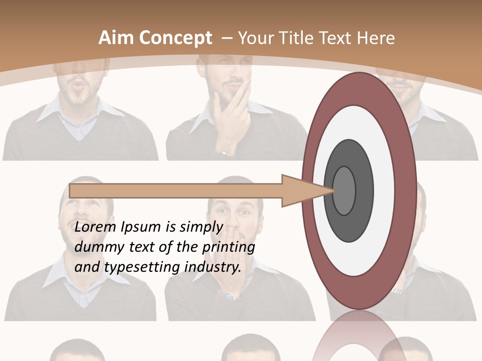 Surprise  Face PowerPoint Template