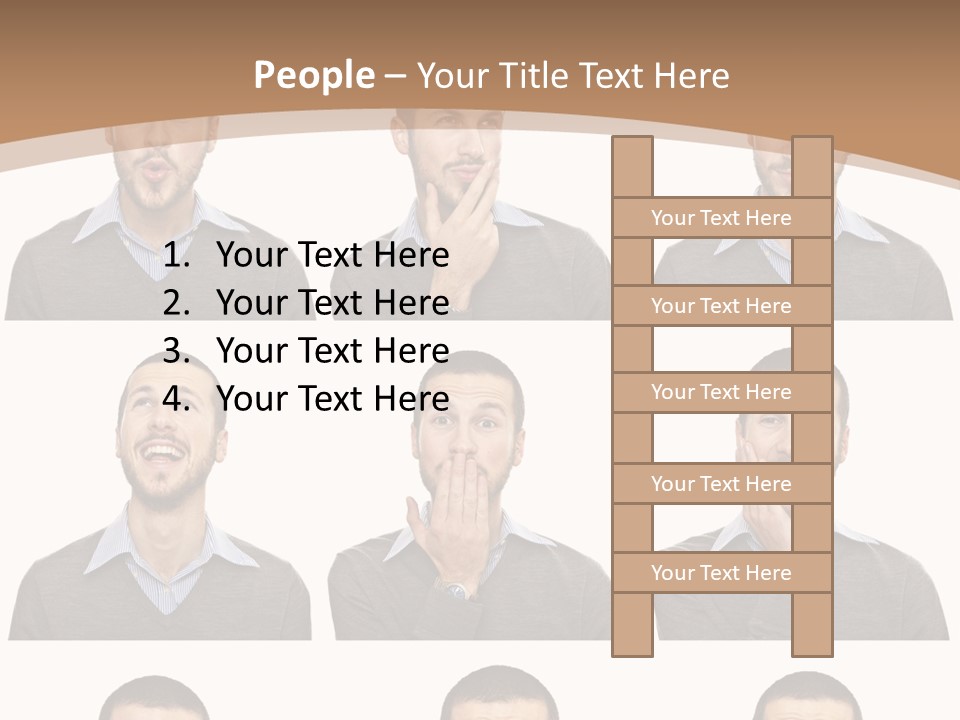 Surprise  Face PowerPoint Template