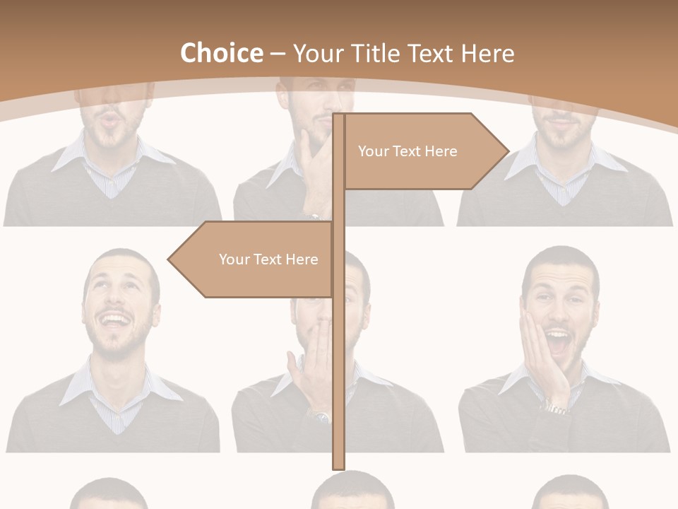 Surprise  Face PowerPoint Template