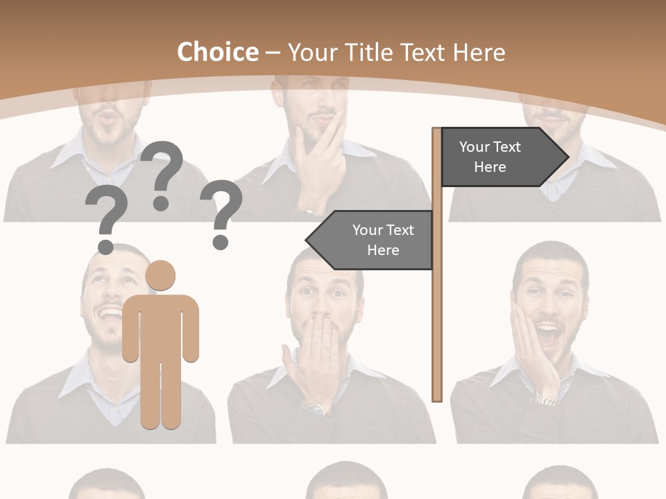 Surprise  Face PowerPoint Template