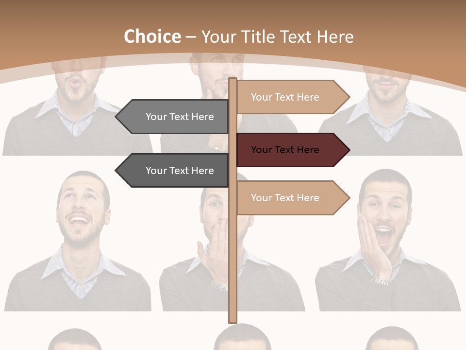 Surprise  Face PowerPoint Template