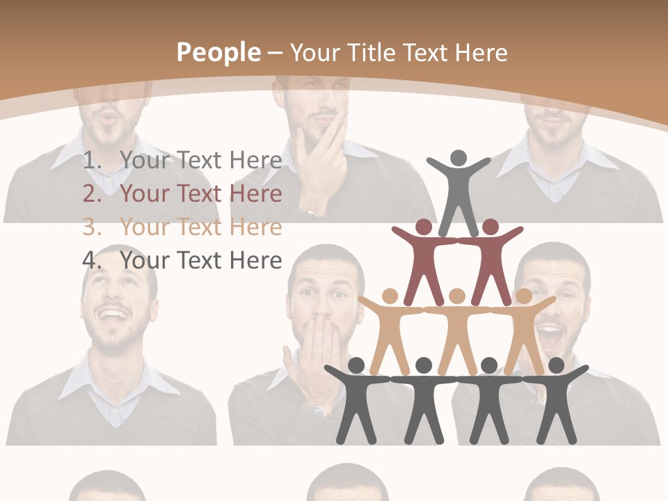 Surprise  Face PowerPoint Template