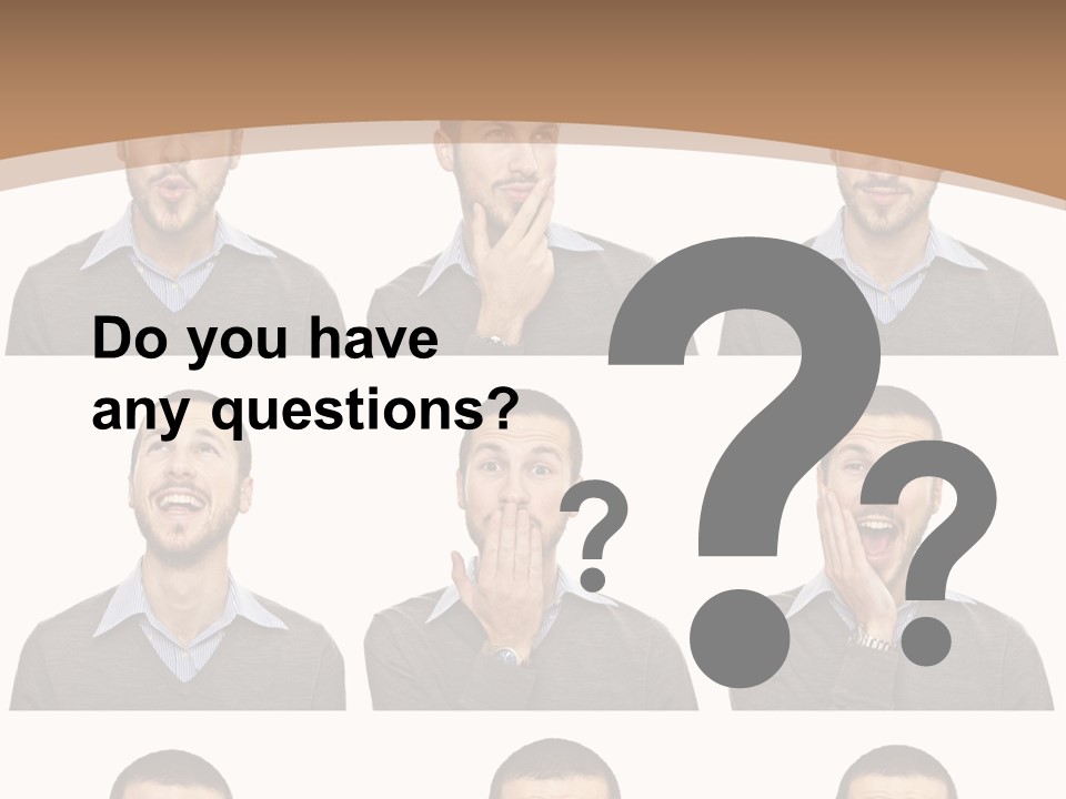 Surprise  Face PowerPoint Template