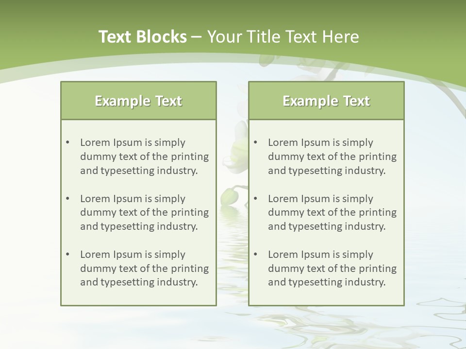 Simplicity Beauty Romantic PowerPoint Template