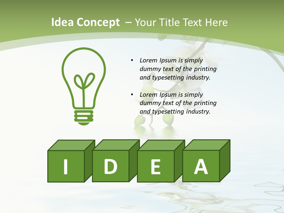 Simplicity Beauty Romantic PowerPoint Template