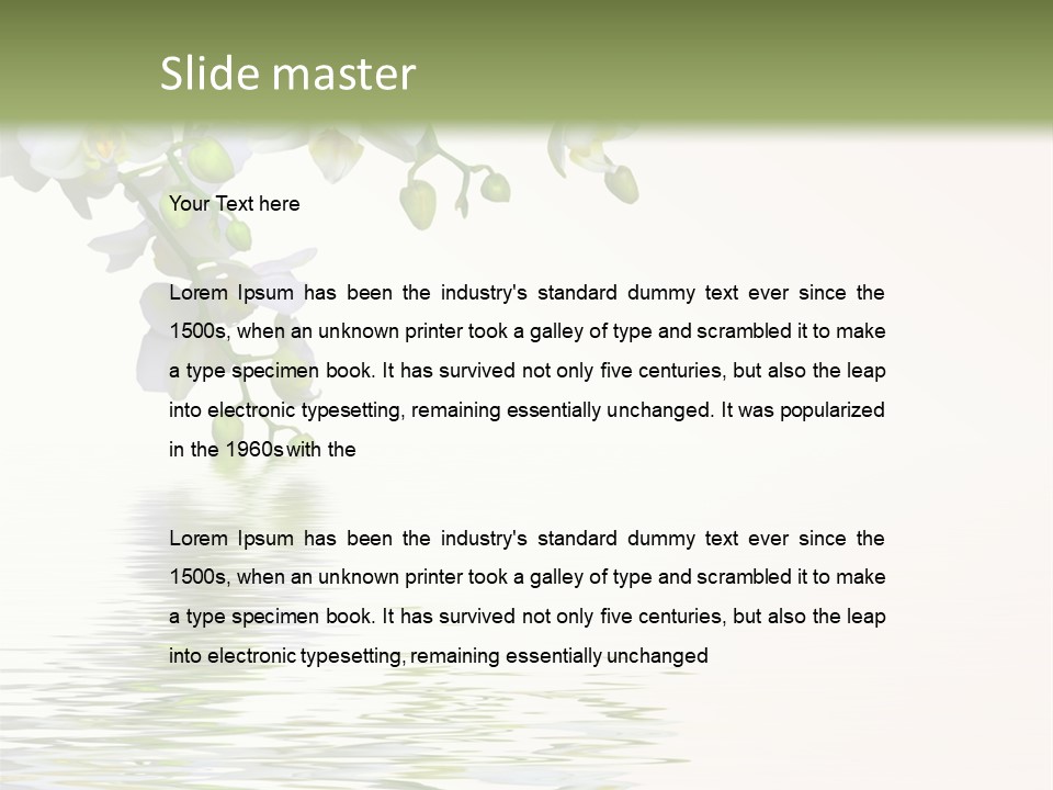 Flora Love Gift PowerPoint Template