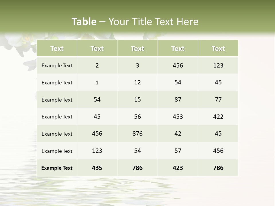 Flora Love Gift PowerPoint Template