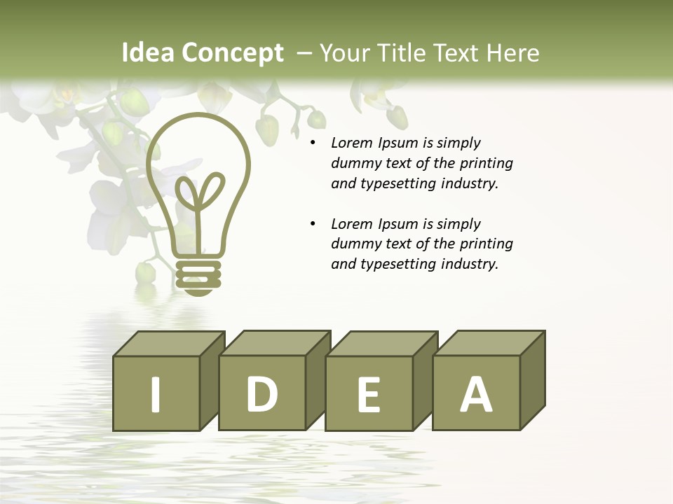 Flora Love Gift PowerPoint Template