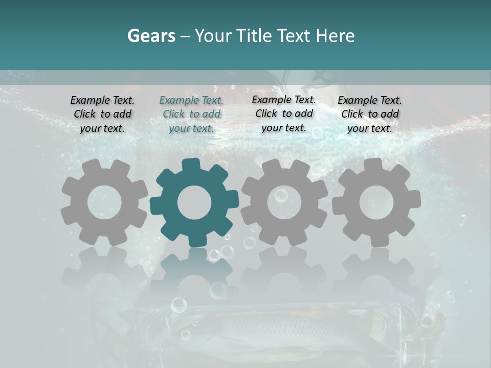 Teamwork Human Communication PowerPoint Template