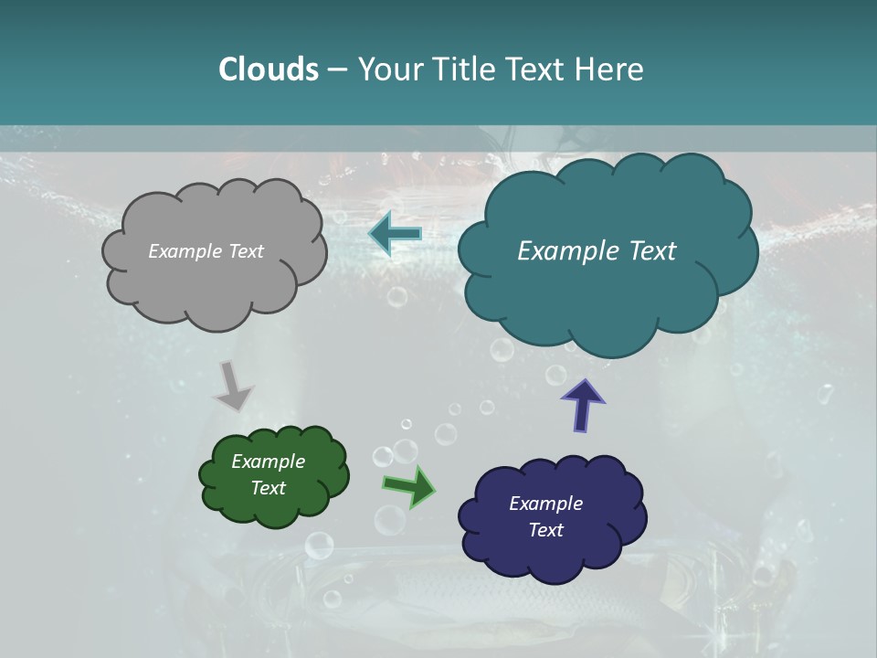 Teamwork Human Communication PowerPoint Template