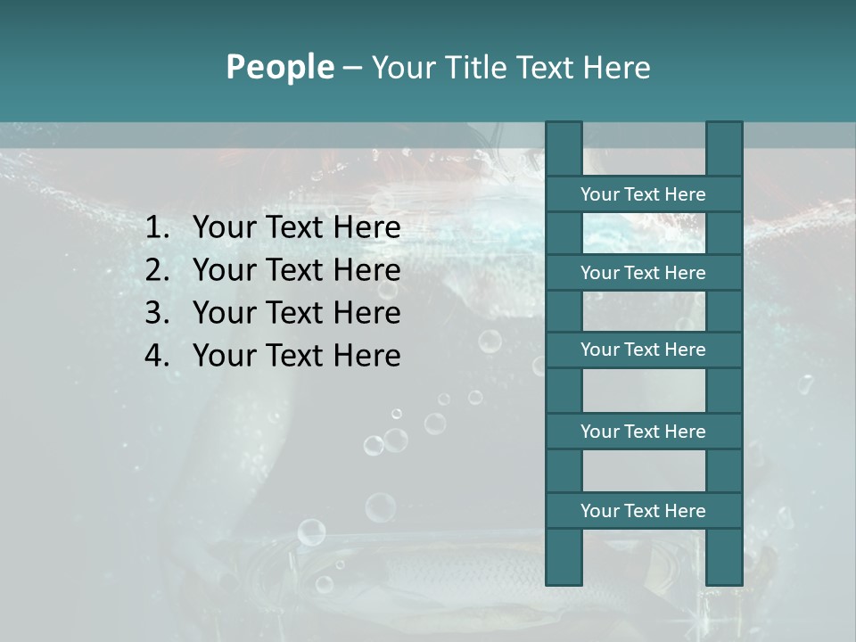 Teamwork Human Communication PowerPoint Template