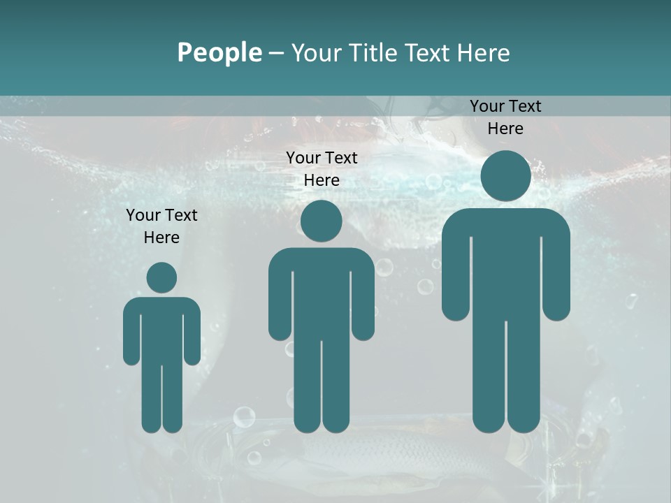 Teamwork Human Communication PowerPoint Template