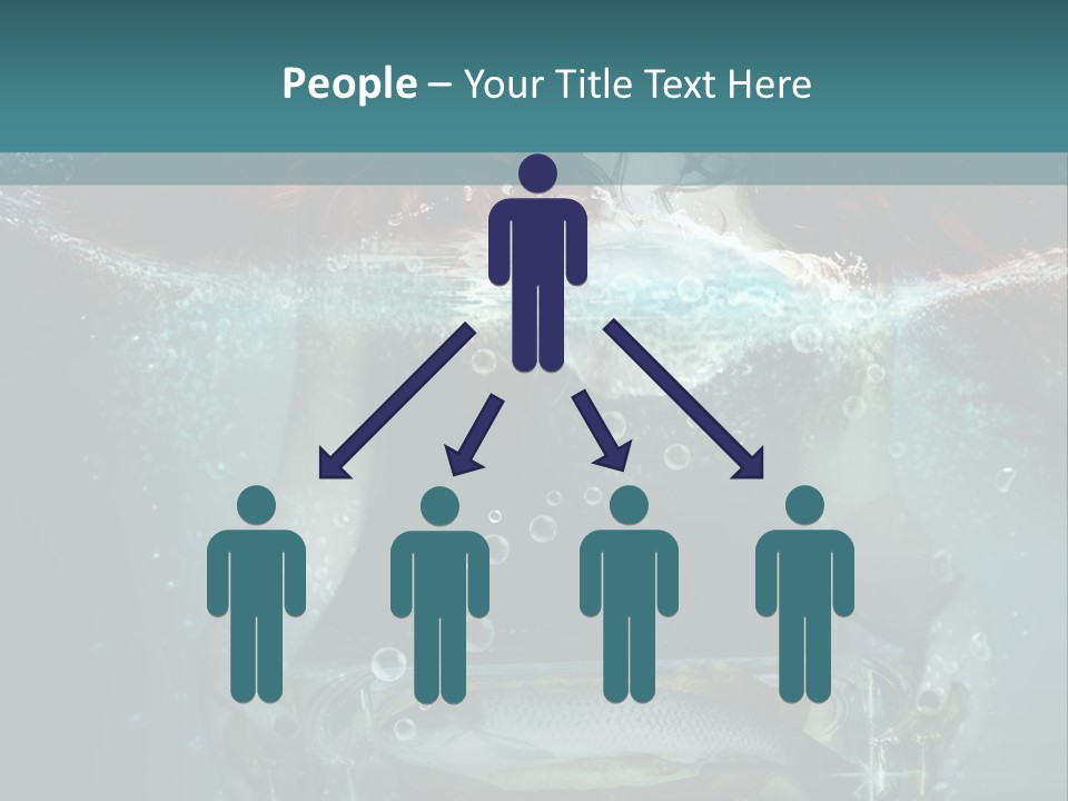 Teamwork Human Communication PowerPoint Template