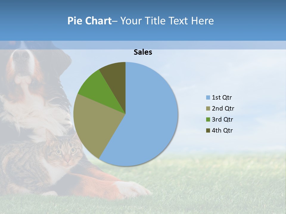 Cute Puppy Spring PowerPoint Template