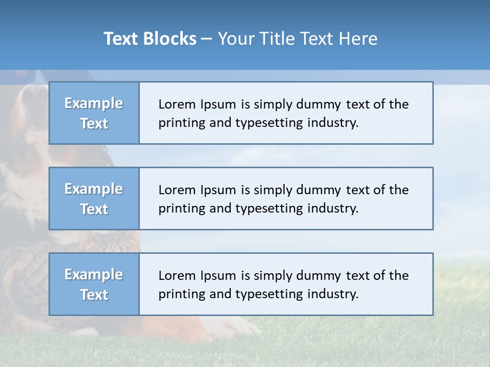 Cute Puppy Spring PowerPoint Template