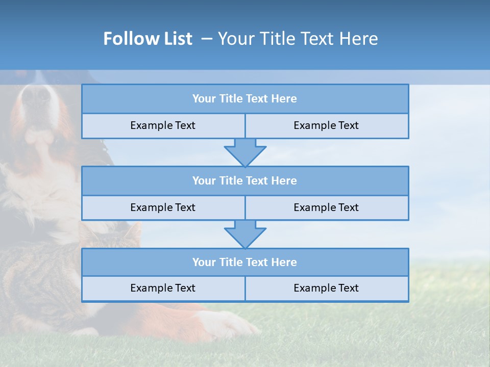 Cute Puppy Spring PowerPoint Template