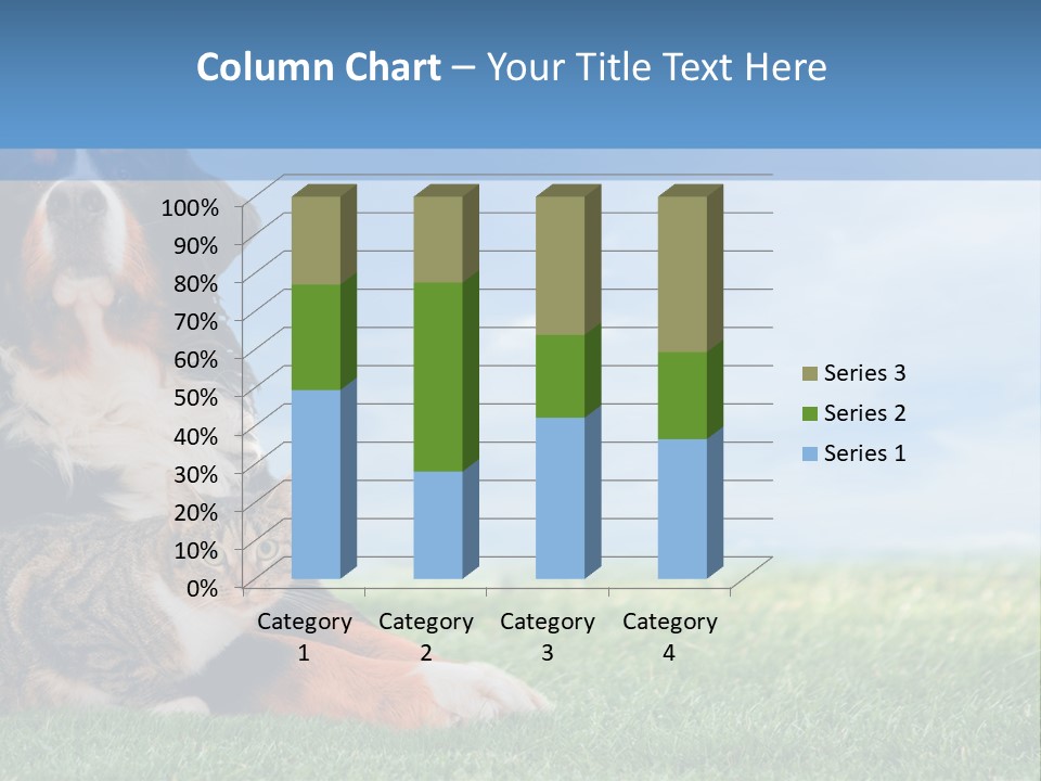 Cute Puppy Spring PowerPoint Template