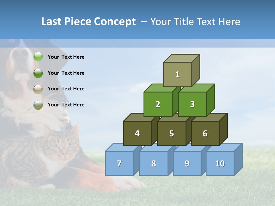 Cute Puppy Spring PowerPoint Template