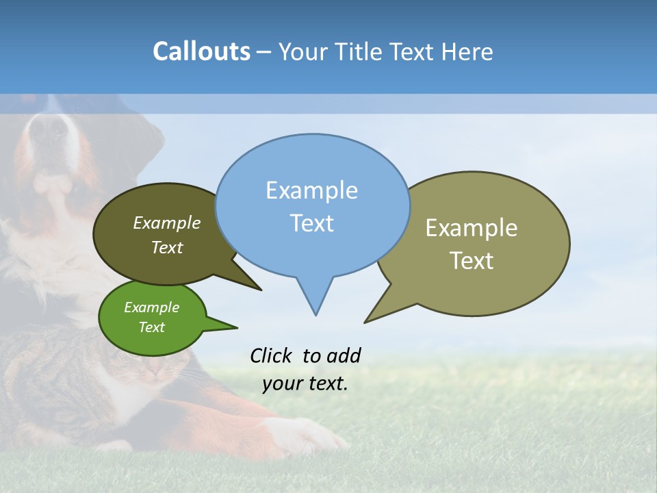 Cute Puppy Spring PowerPoint Template