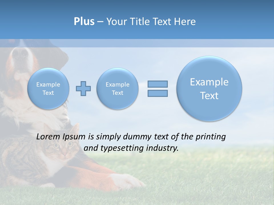 Cute Puppy Spring PowerPoint Template