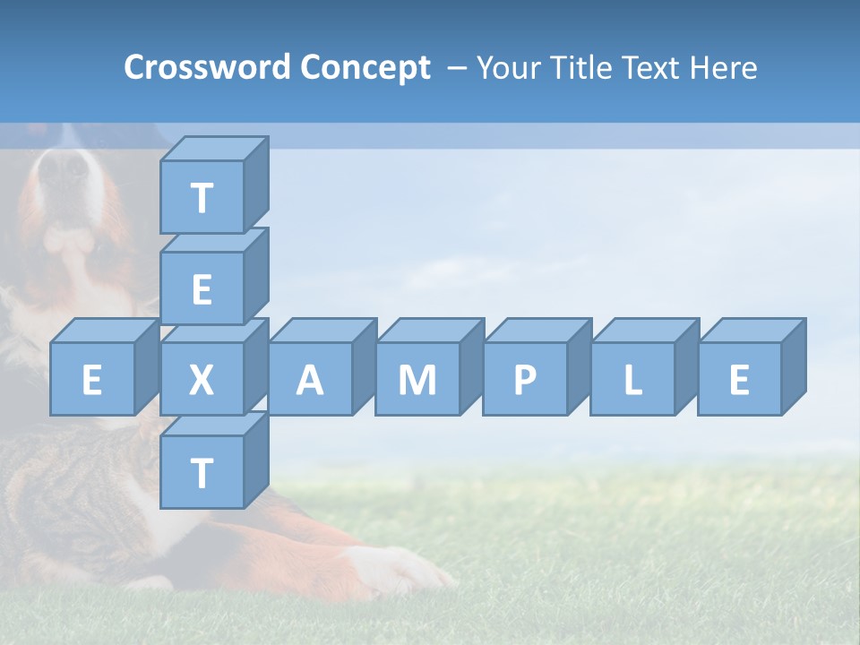 Cute Puppy Spring PowerPoint Template