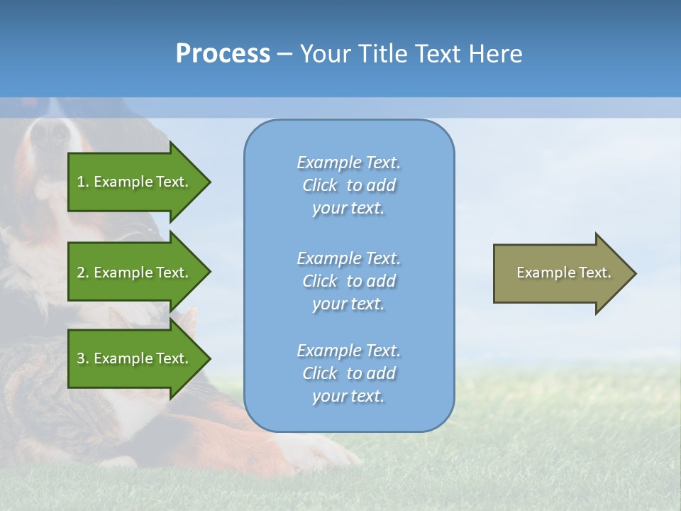 Cute Puppy Spring PowerPoint Template