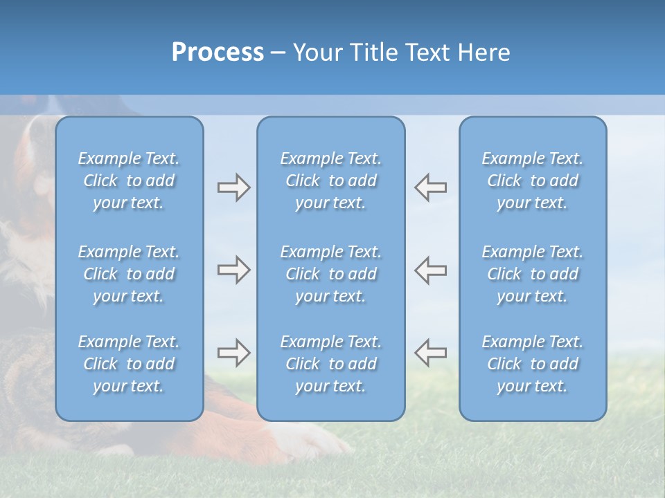 Cute Puppy Spring PowerPoint Template