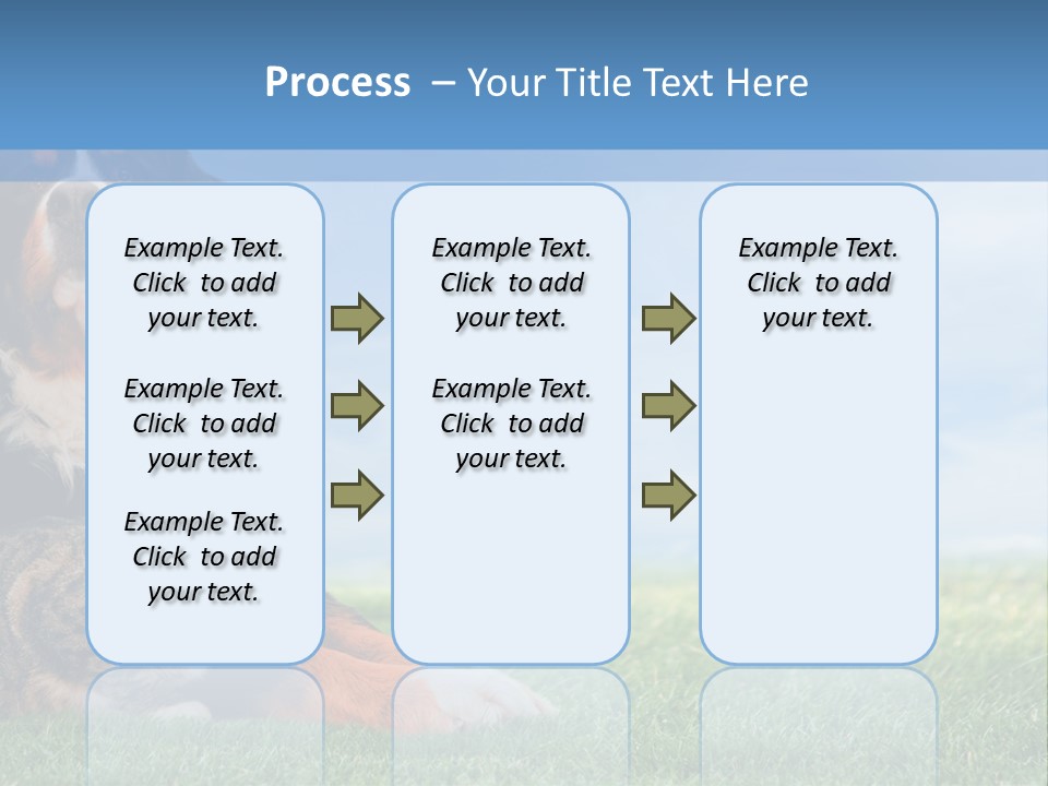 Cute Puppy Spring PowerPoint Template