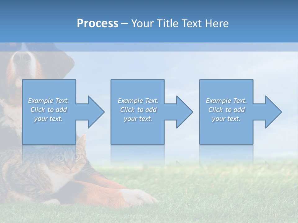 Cute Puppy Spring PowerPoint Template