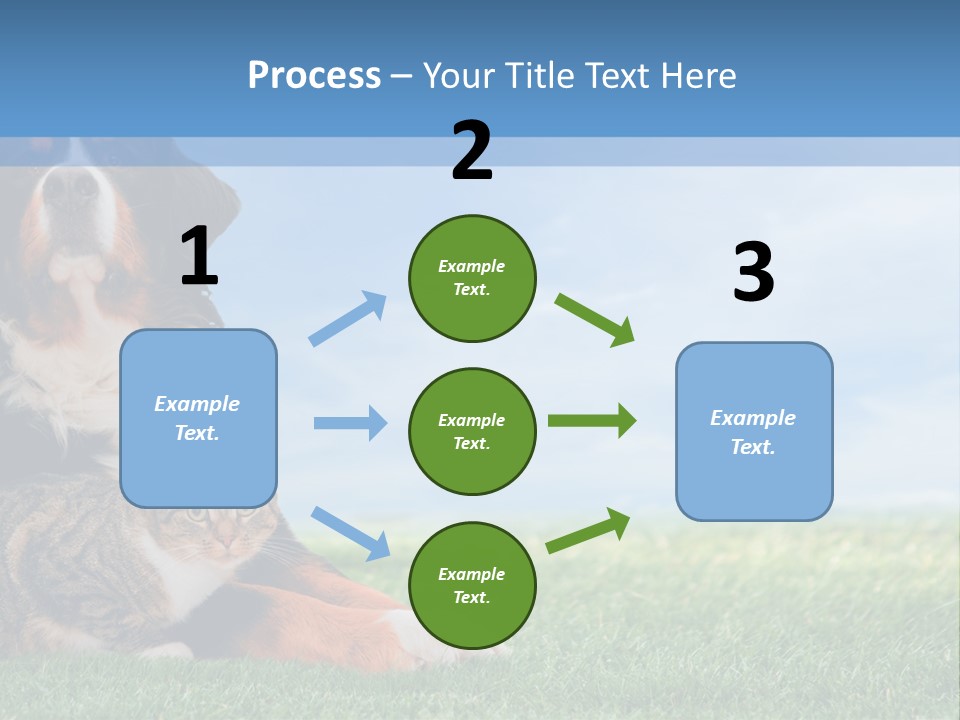 Cute Puppy Spring PowerPoint Template