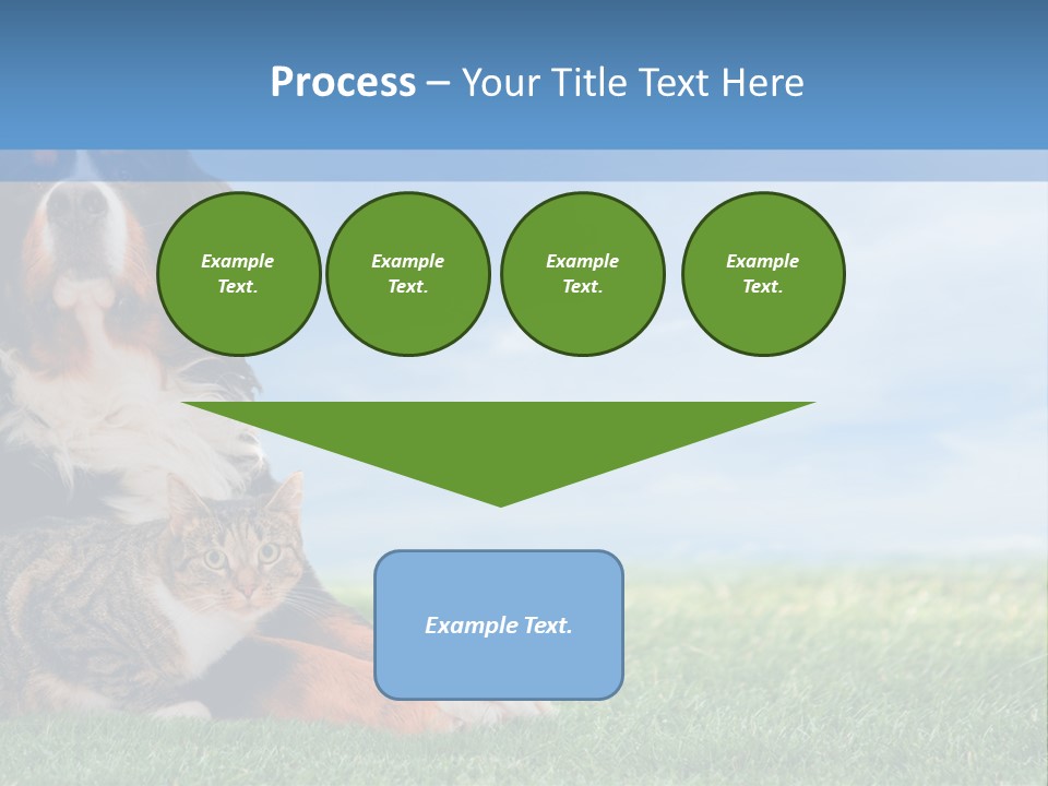 Cute Puppy Spring PowerPoint Template
