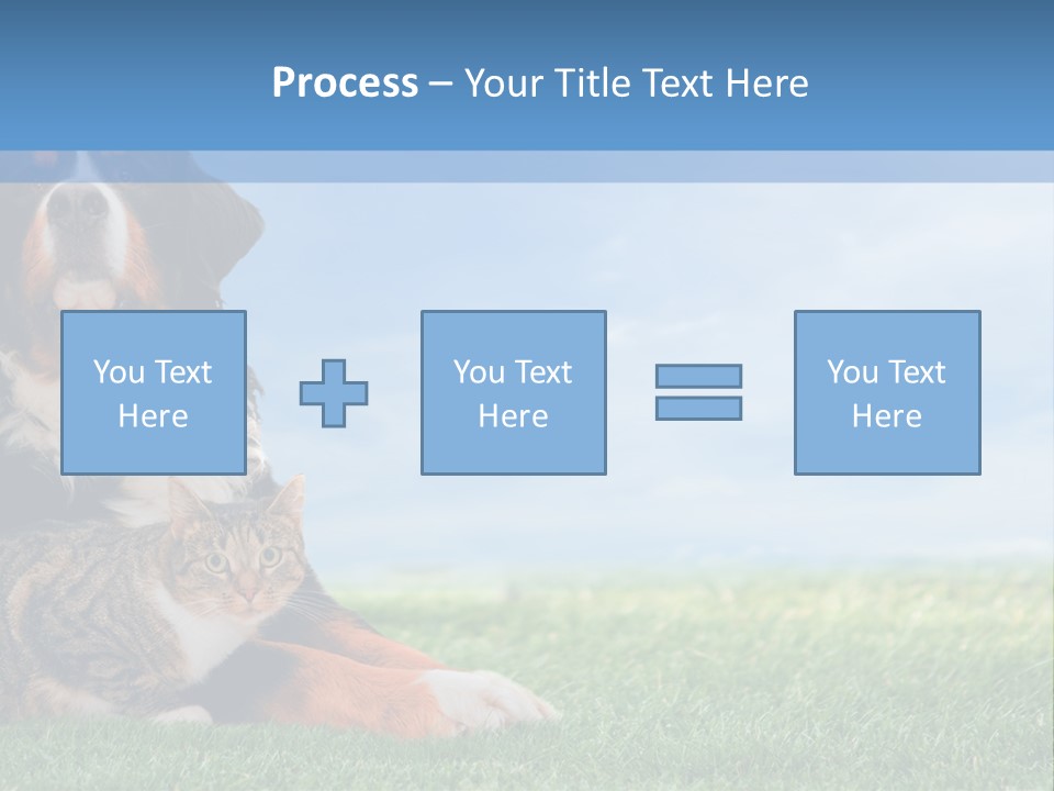 Cute Puppy Spring PowerPoint Template