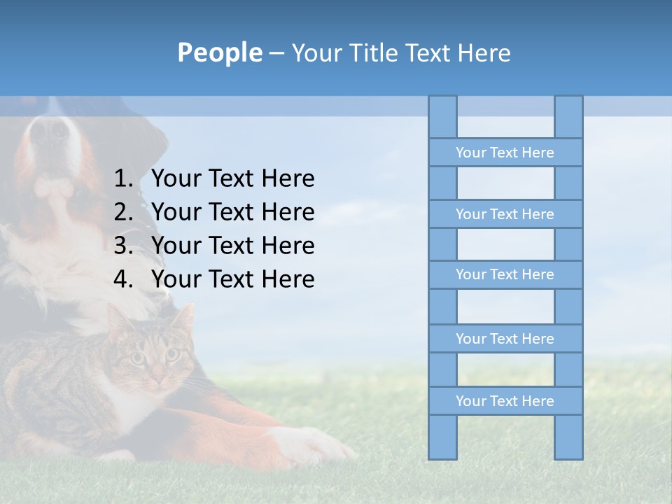 Cute Puppy Spring PowerPoint Template