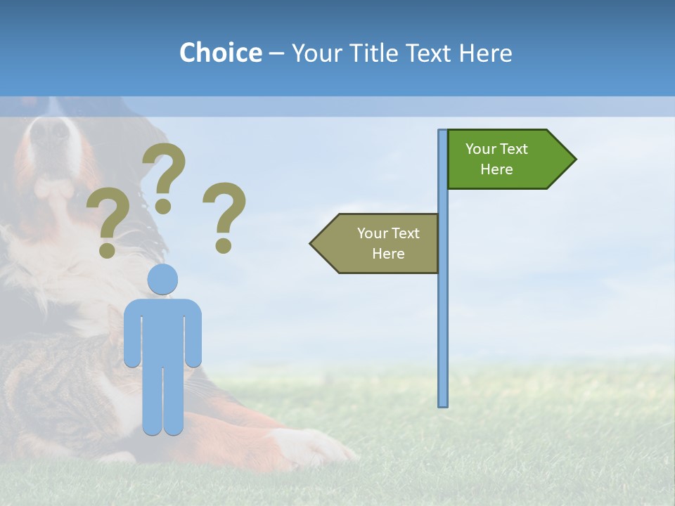 Cute Puppy Spring PowerPoint Template