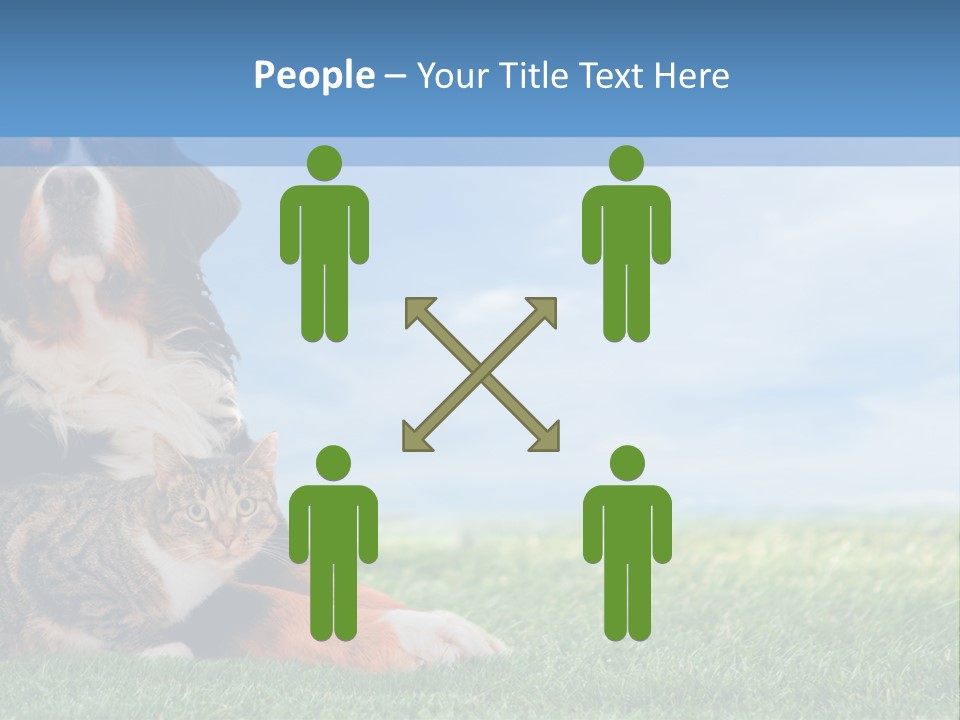 Cute Puppy Spring PowerPoint Template