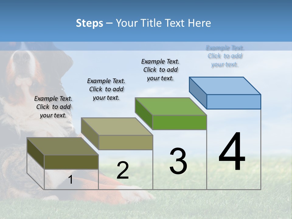 Cute Puppy Spring PowerPoint Template