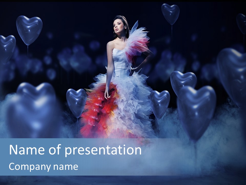 Delicate Person Youth PowerPoint Template