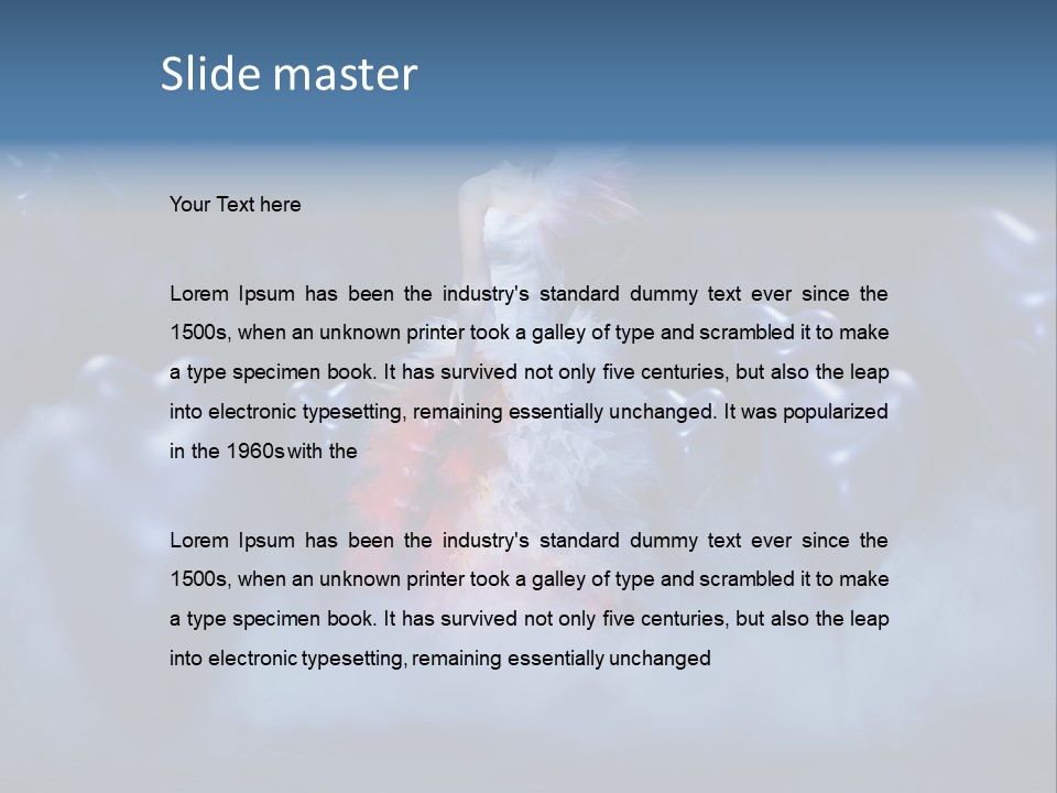 Delicate Person Youth PowerPoint Template